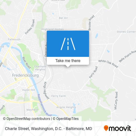 Charle Street map