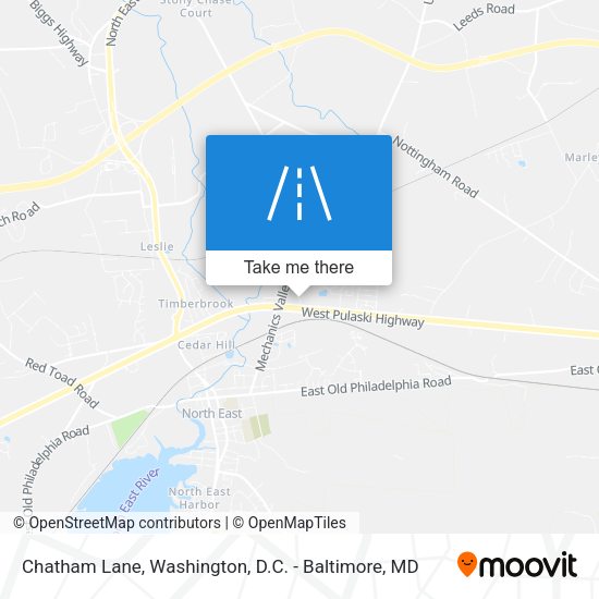 Chatham Lane map