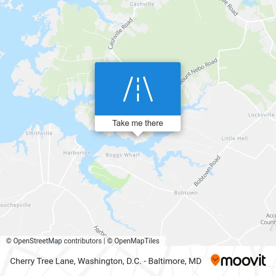 Cherry Tree Lane map