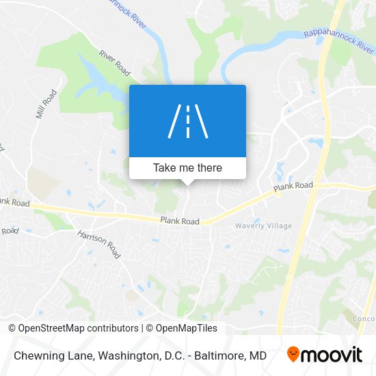 Chewning Lane map