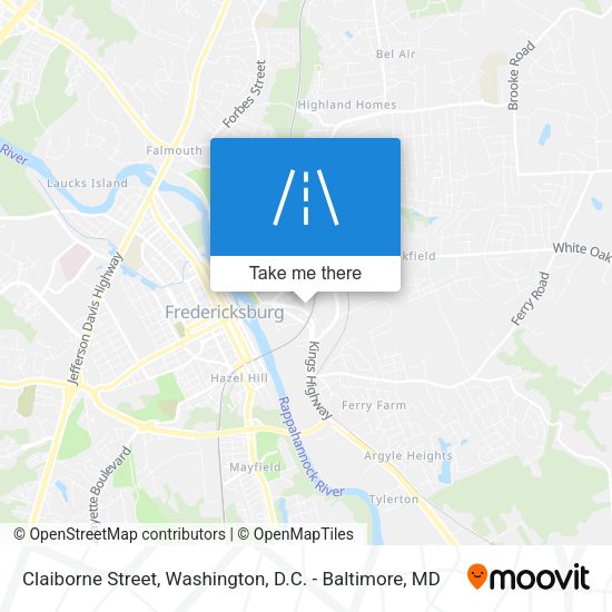 Claiborne Street map