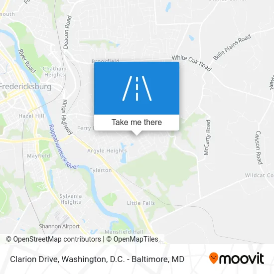 Clarion Drive map
