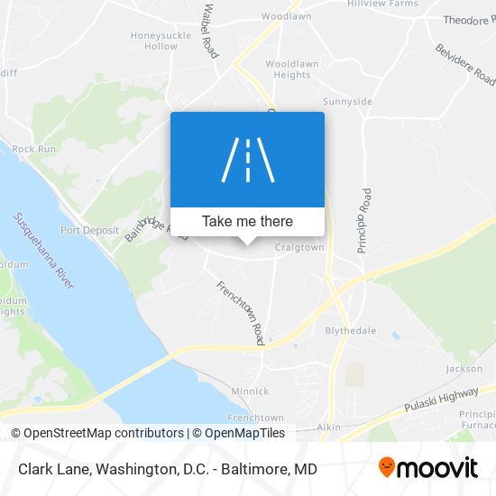 Clark Lane map