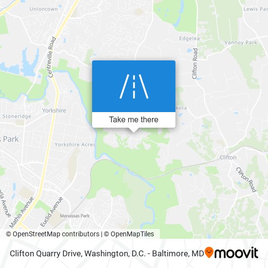 Clifton Quarry Drive map