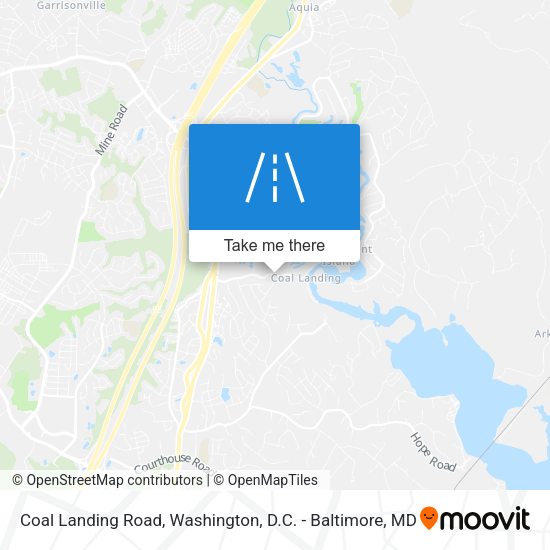 Coal Landing Road map