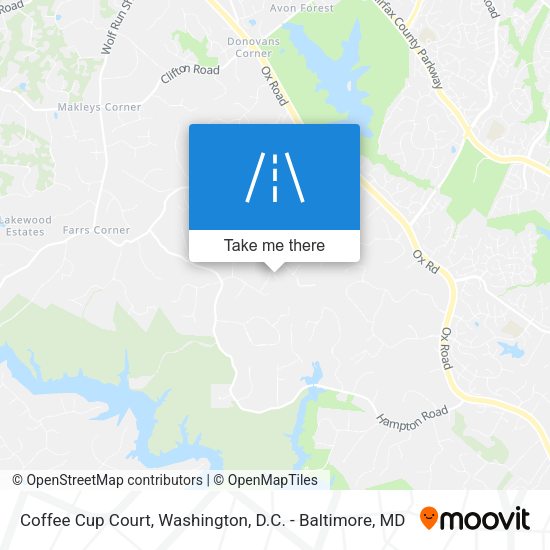 Coffee Cup Court map