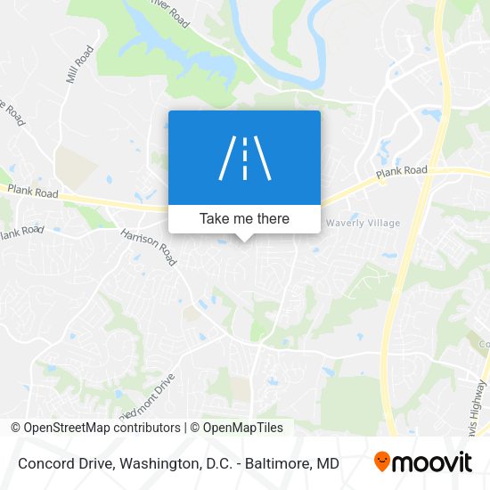 Mapa de Concord Drive