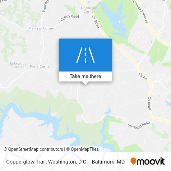 Copperglow Trail map