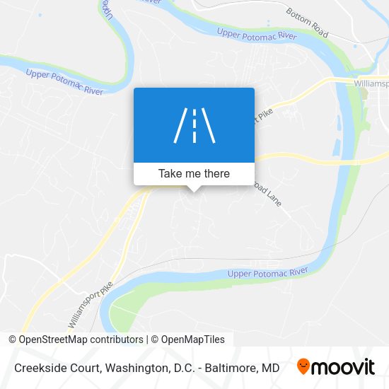 Creekside Court map