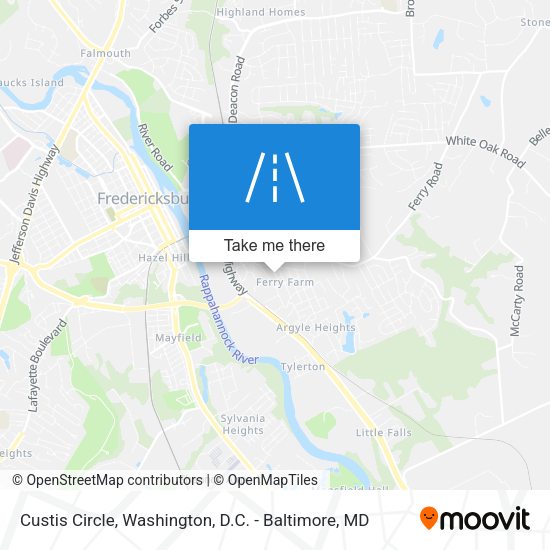 Custis Circle map