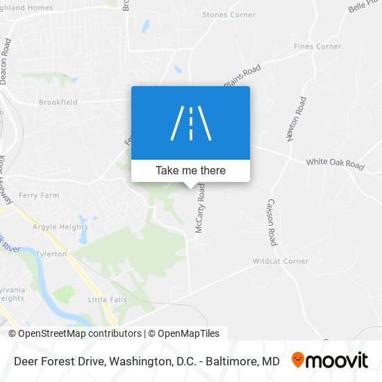 Mapa de Deer Forest Drive