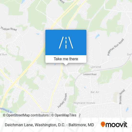 Deichman Lane map