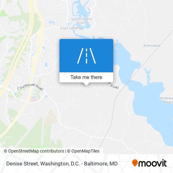 Denise Street map