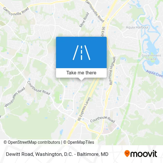 Dewitt Road map