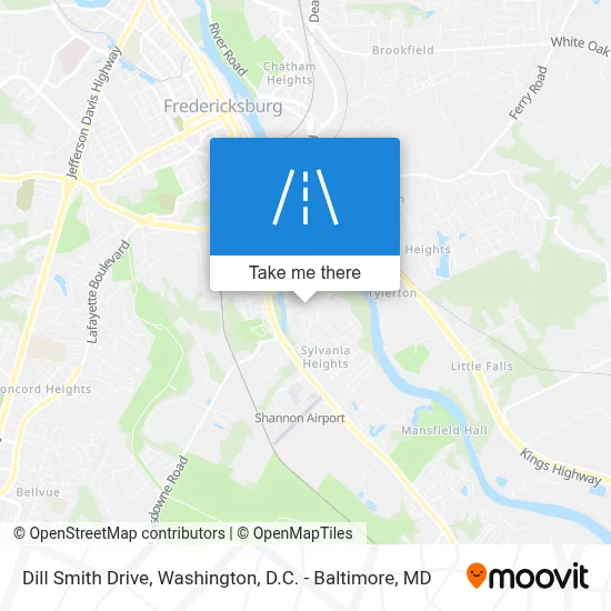 Dill Smith Drive map