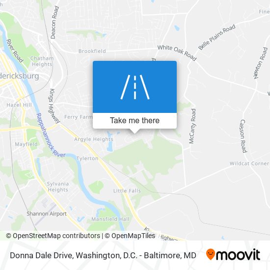 Mapa de Donna Dale Drive