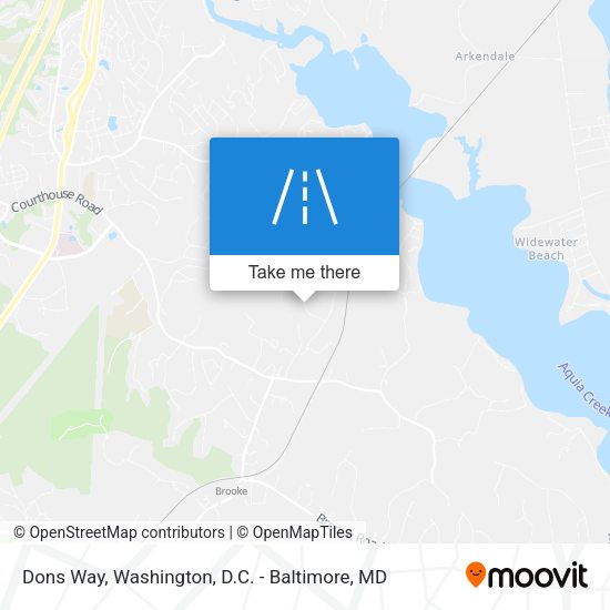 Dons Way map