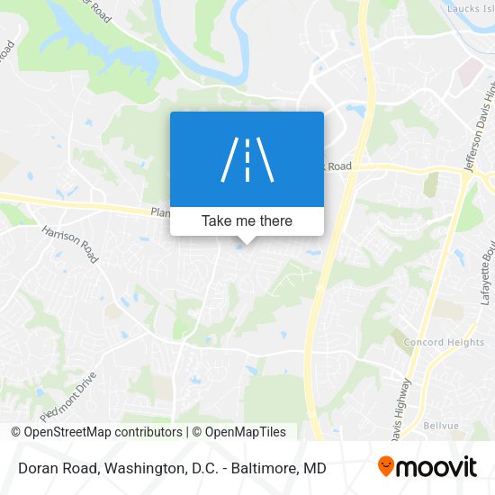 Mapa de Doran Road