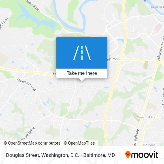Mapa de Douglas Street