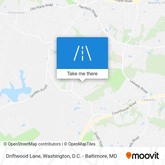 Driftwood Lane map