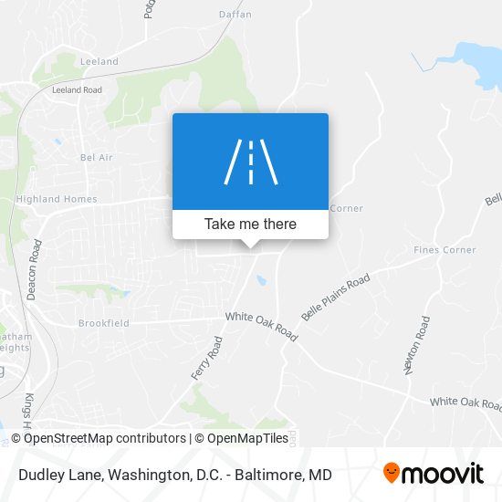 Dudley Lane map