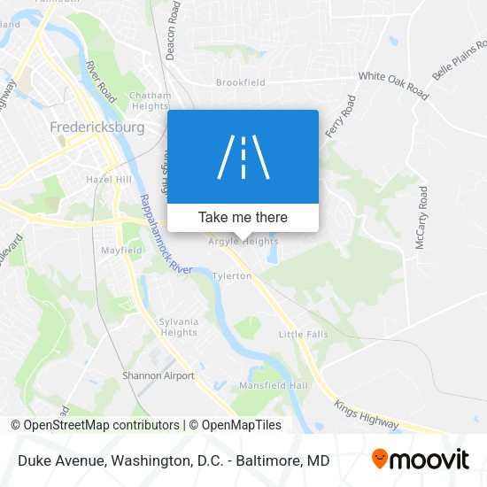 Mapa de Duke Avenue