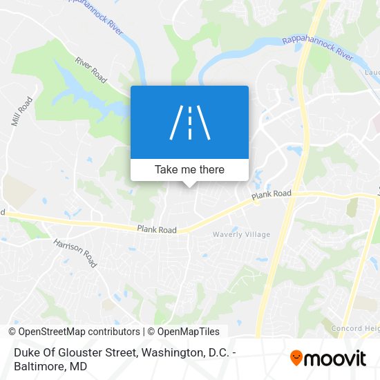 Duke Of Glouster Street map