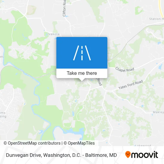 Dunvegan Drive map