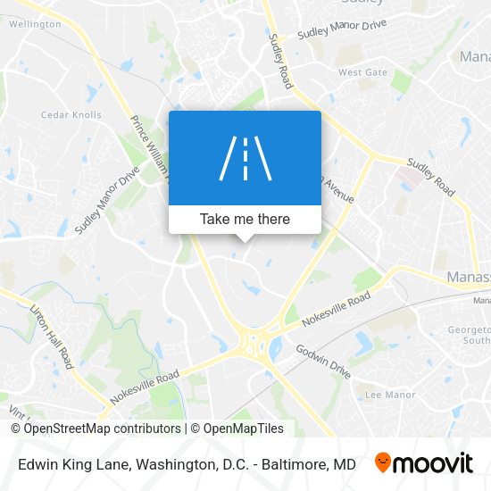 Mapa de Edwin King Lane
