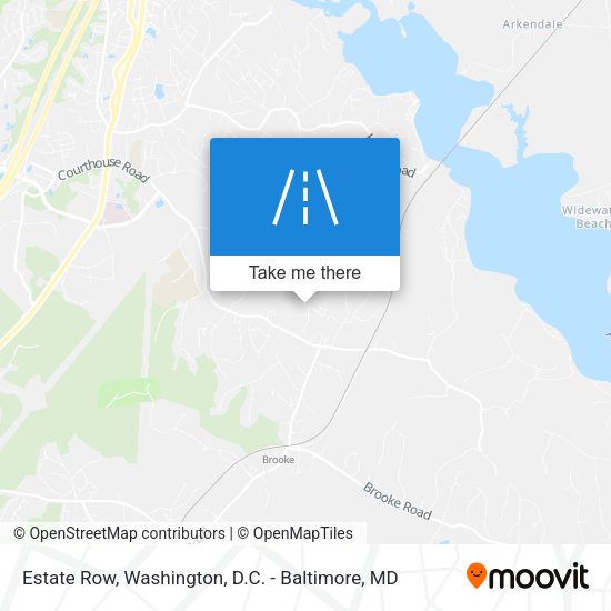 Estate Row map