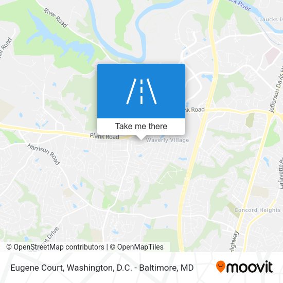 Eugene Court map