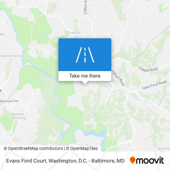 Mapa de Evans Ford Court