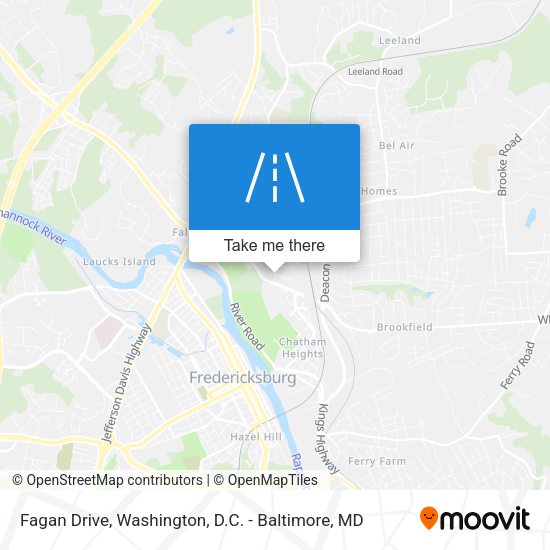 Mapa de Fagan Drive