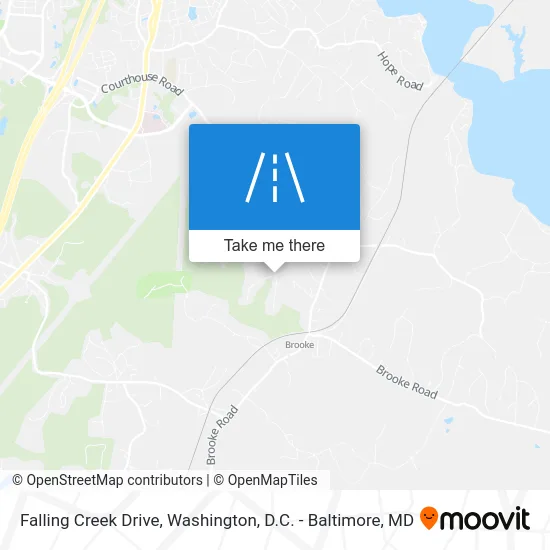 Falling Creek Drive map