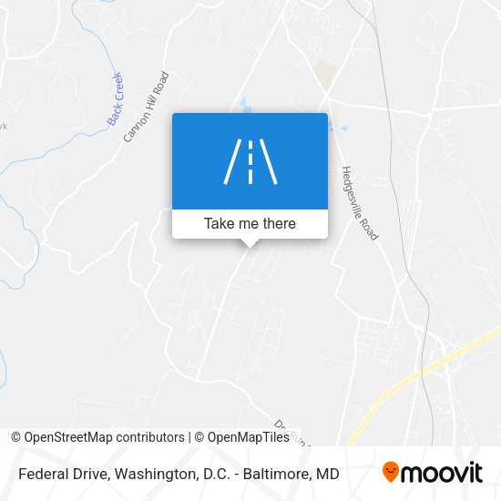 Federal Drive map