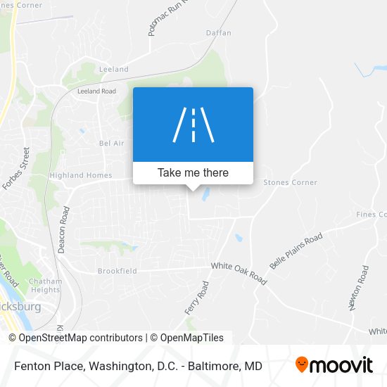 Fenton Place map