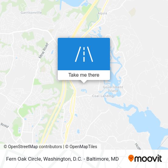 Fern Oak Circle map