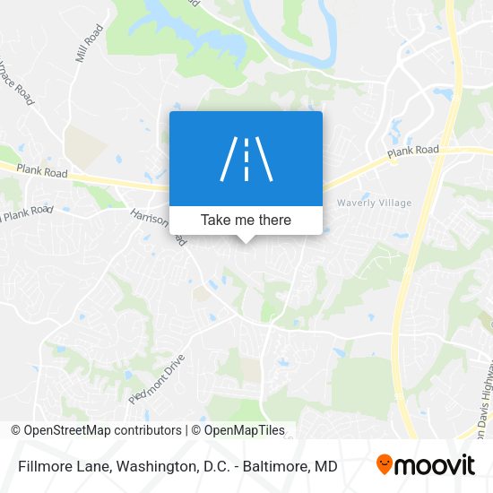 Mapa de Fillmore Lane