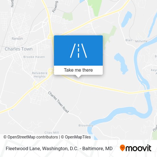 Fleetwood Lane map