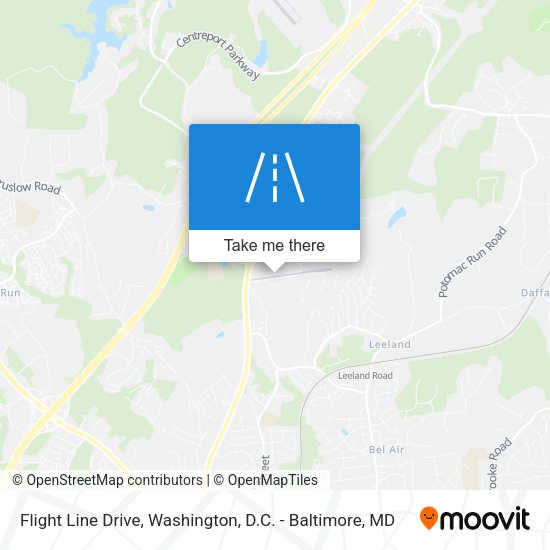 Flight Line Drive map