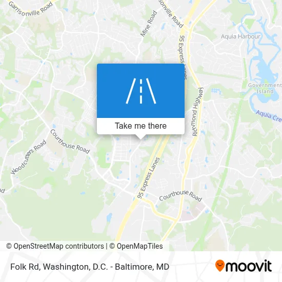 Folk Rd map