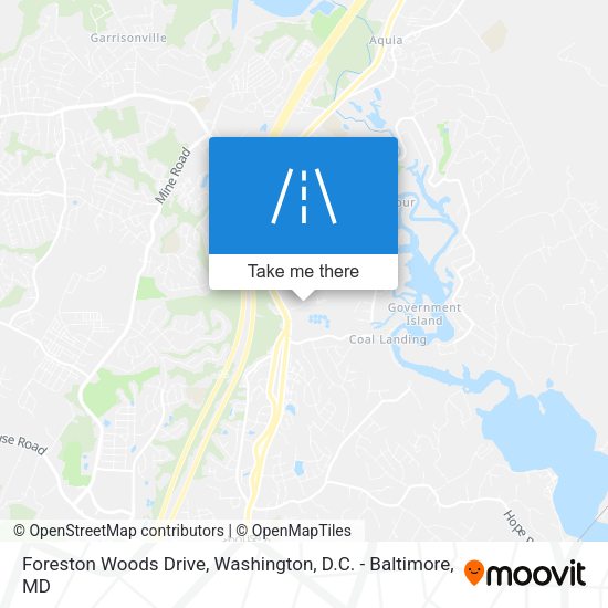 Mapa de Foreston Woods Drive