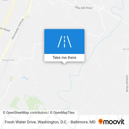 Fresh Water Drive map