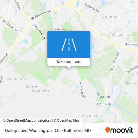 Gallop Lane map