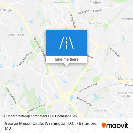 George Mason Circle map