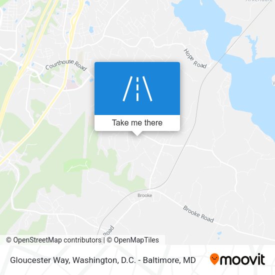 Gloucester Way map