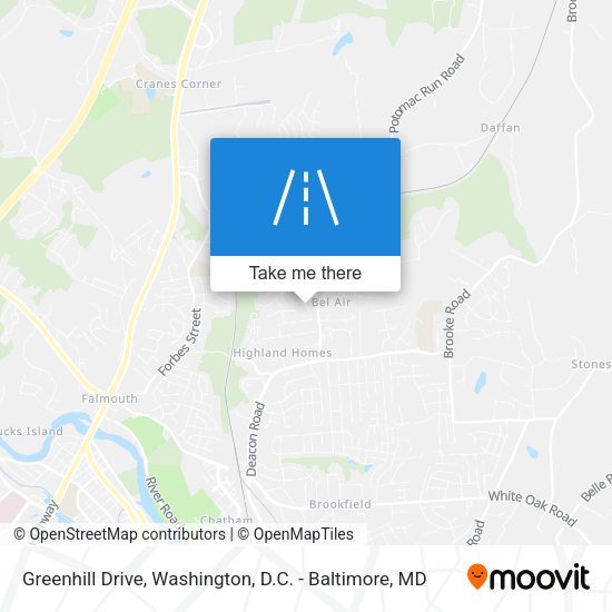 Greenhill Drive map