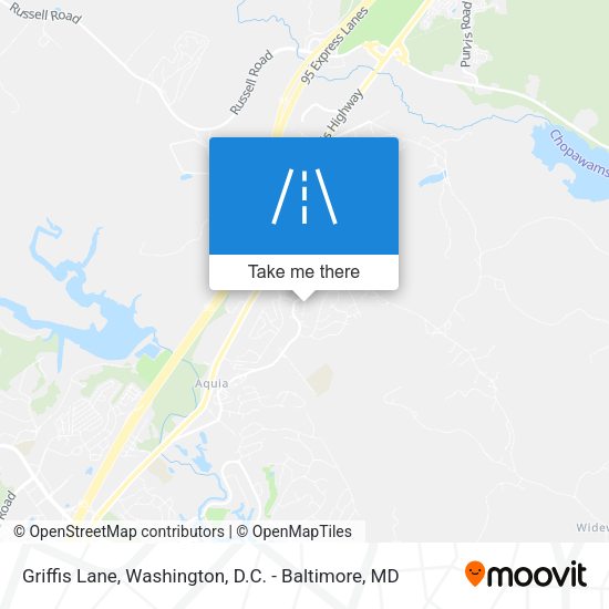 Griffis Lane map