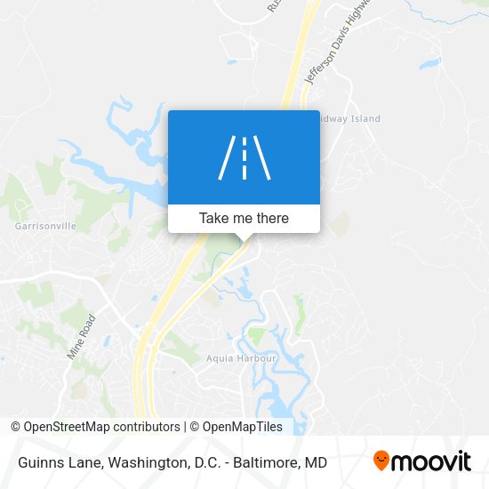 Mapa de Guinns Lane