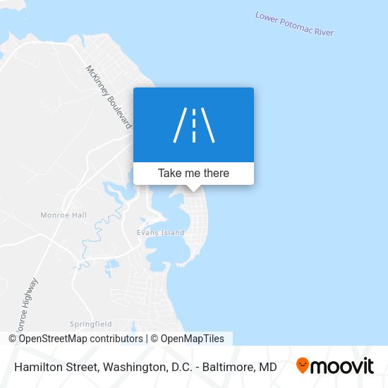 Hamilton Street map